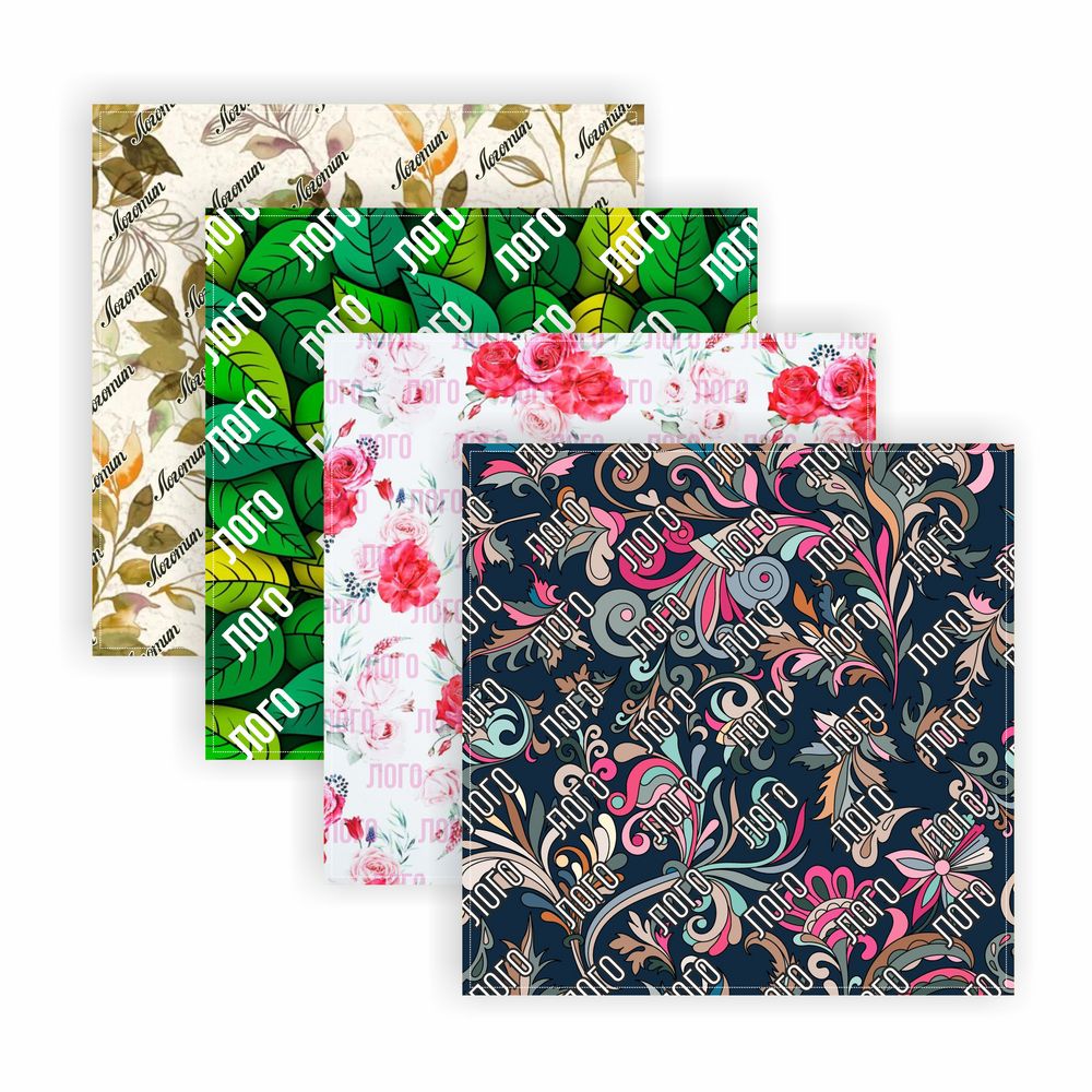 Платок с печатью на заказ ColorSharm