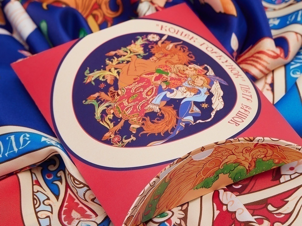 Платок Конёк - Горбунок