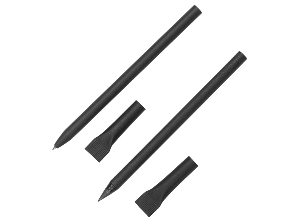 Подарочный набор Recycled Duo c шариковой ручкой и вечным карандашом из переработанной бумаги