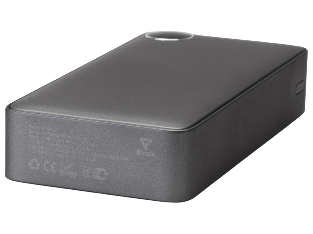 Внешний аккумулятор Mild Pro c быстрой зарядкой QC/PD, soft-touch, 20 000 mAh