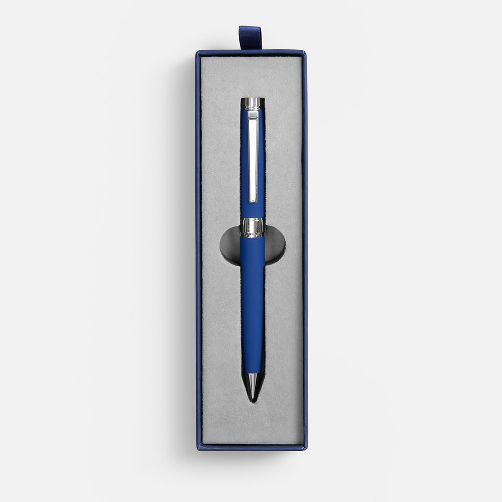 Ручка шариковая Broad Ring Soft Touch в футляре