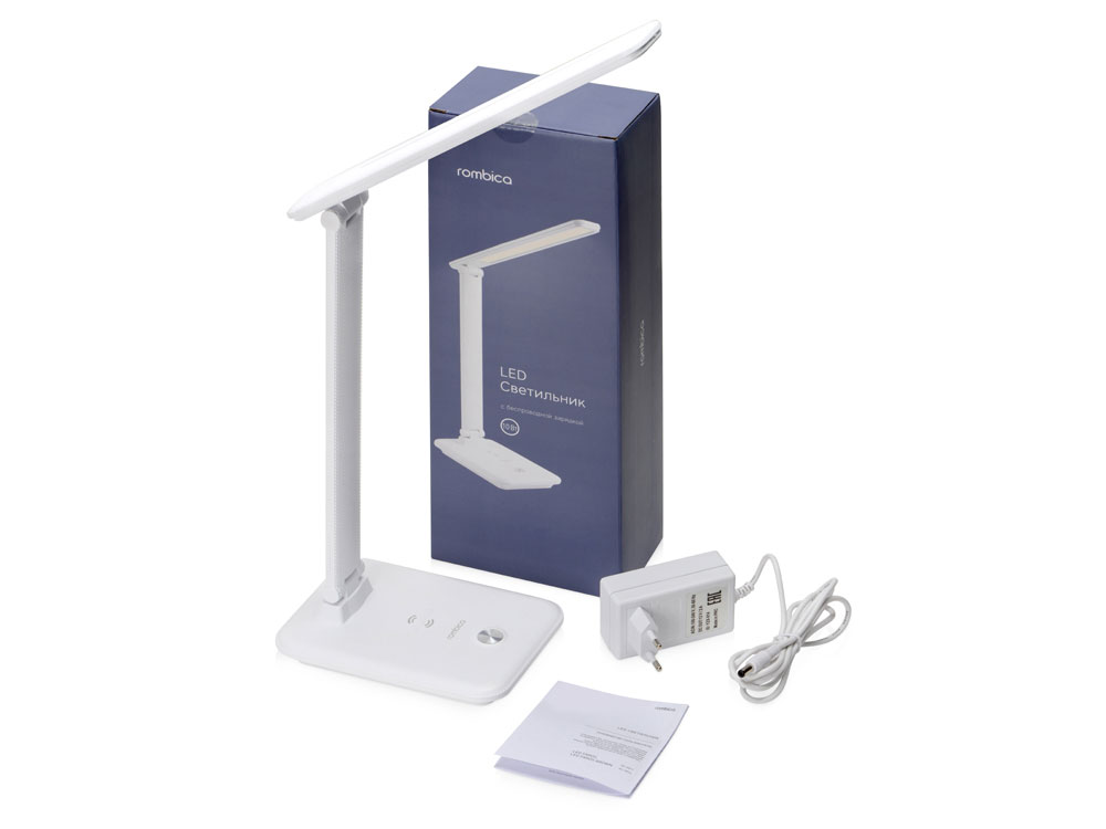 Настольная лампа с беспроводной зарядкой LED FAROS