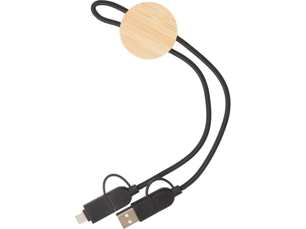 Универсальный зарядный кабель из переработанных ПЭТ и ТПЕ Acalypha, быстрая зарядка 25 Вт