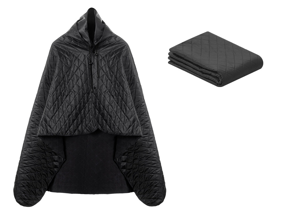 Плед-пончо 2-в-1 Cappy с капюшоном и мешком