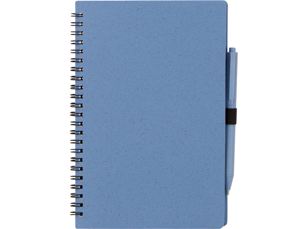 Блокнот А5 Toledo M с обложкой из пшеницы и пластика и шариковой ручкой