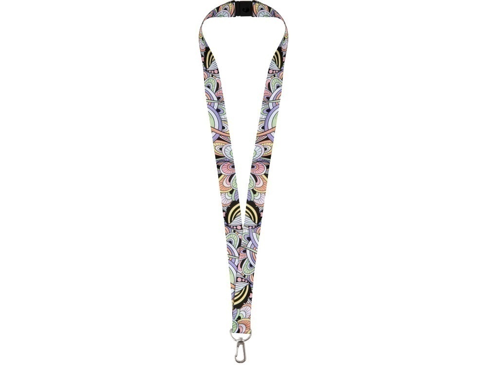 Ланъярд под сублимацию с карабином и замком обрыва, 2 см