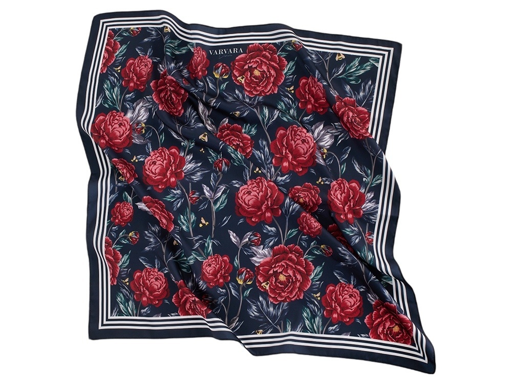 Платок Русские сезоны молочный