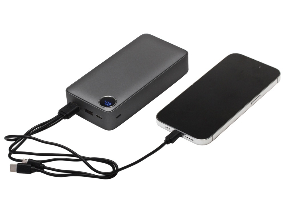 Внешний аккумулятор Mild Pro c быстрой зарядкой QC/PD, soft-touch, 20 000 mAh