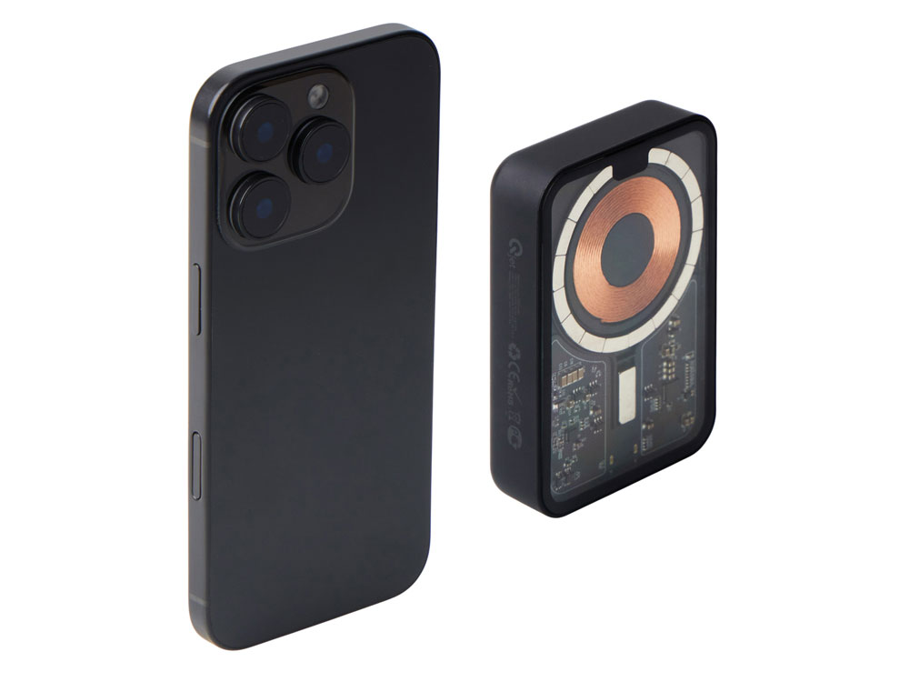 Беспроводной магнитный внешний аккумулятор с QC\PD MagnifIQ, 10000 мАч, 15 Вт