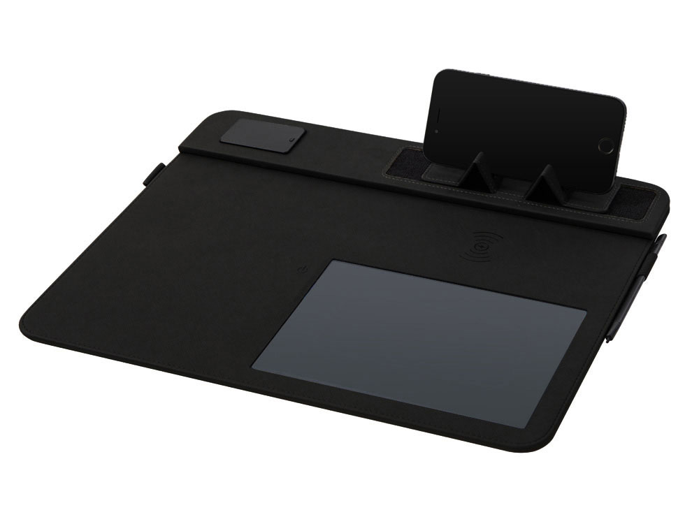 Многофункциональный коврик для мыши Multi Pad с беспроводной зарядкой и LCD экраном, 10 Вт