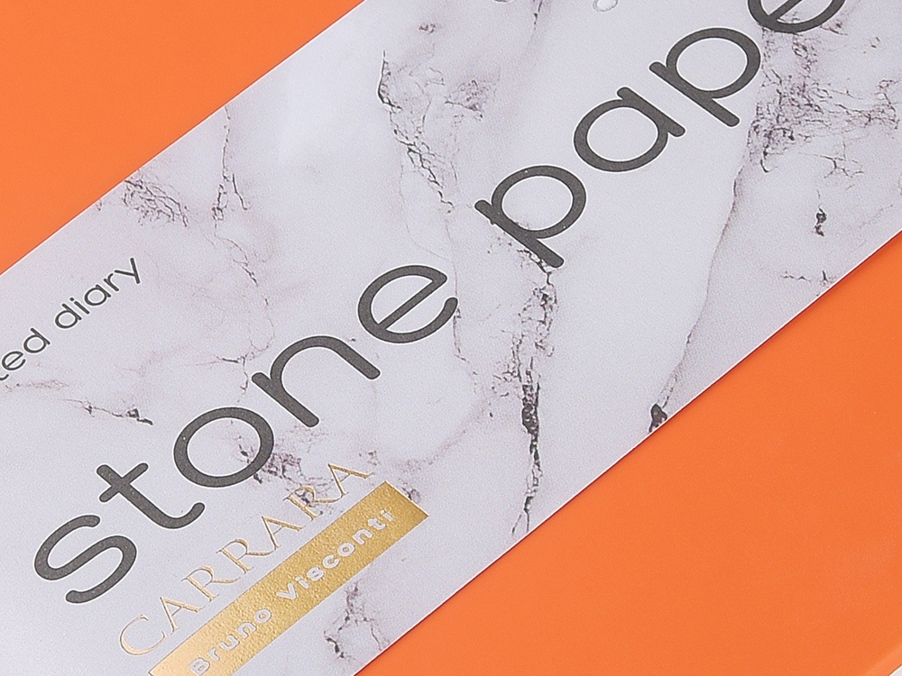 Ежедневник с каменной бумагой недатированный А5 Carrara