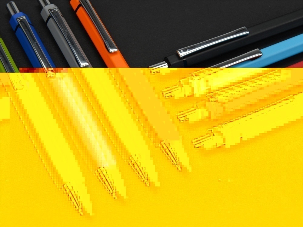 Ручка металлическая шариковая шестигранная Six