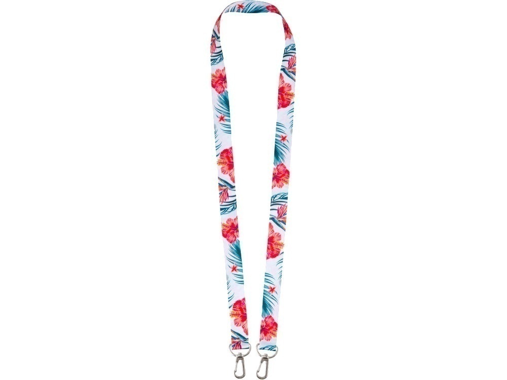 Ланъярд под сублимацию с 2-мя карабинами, 2 см