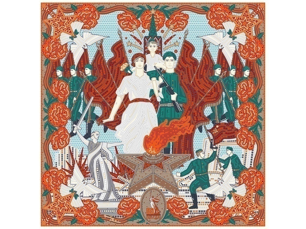 Платок 80 лет Великой Победы