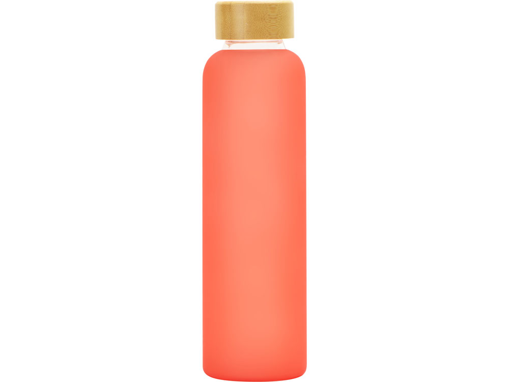 Стеклянная бутылка с бамбуковой крышкой Foggy, 600 мл