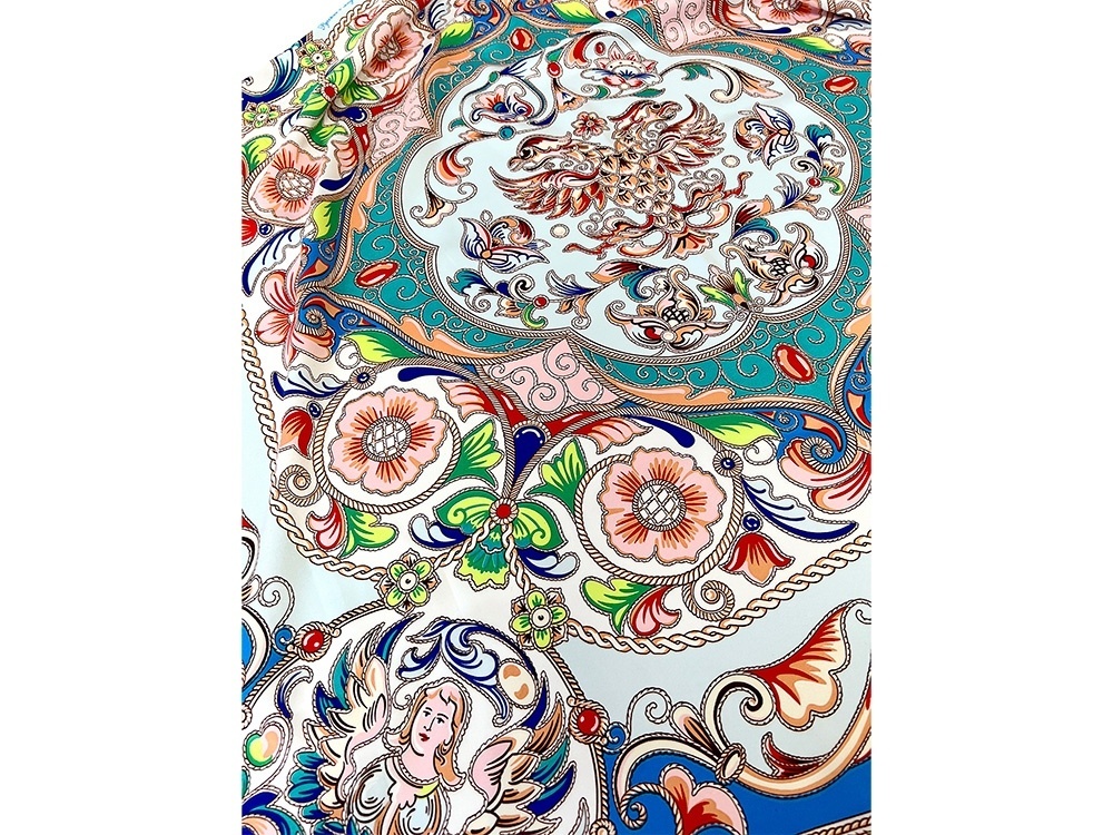 Платок Шедевры русских эмальеров