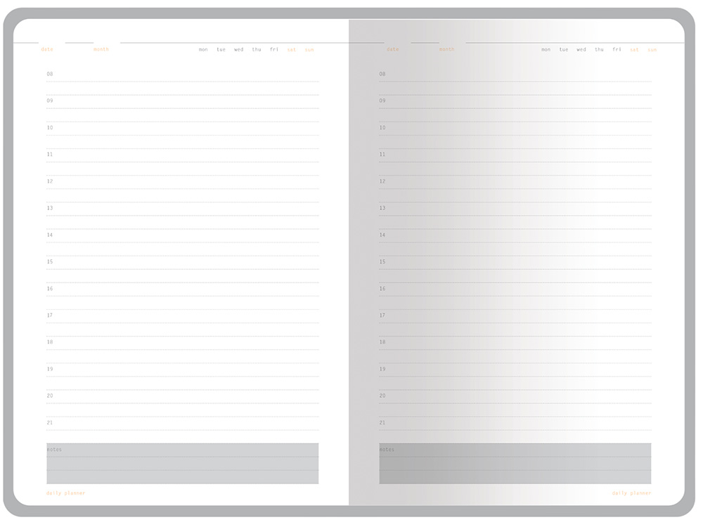 Ежедневник недатированный А5 Mercury