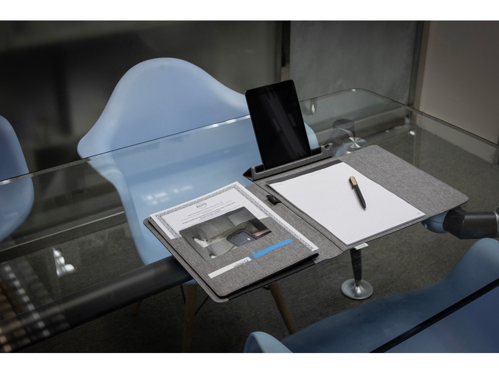 Портфолио А4 из RPET NotyFolio Eco с отделением для ноутбука 13