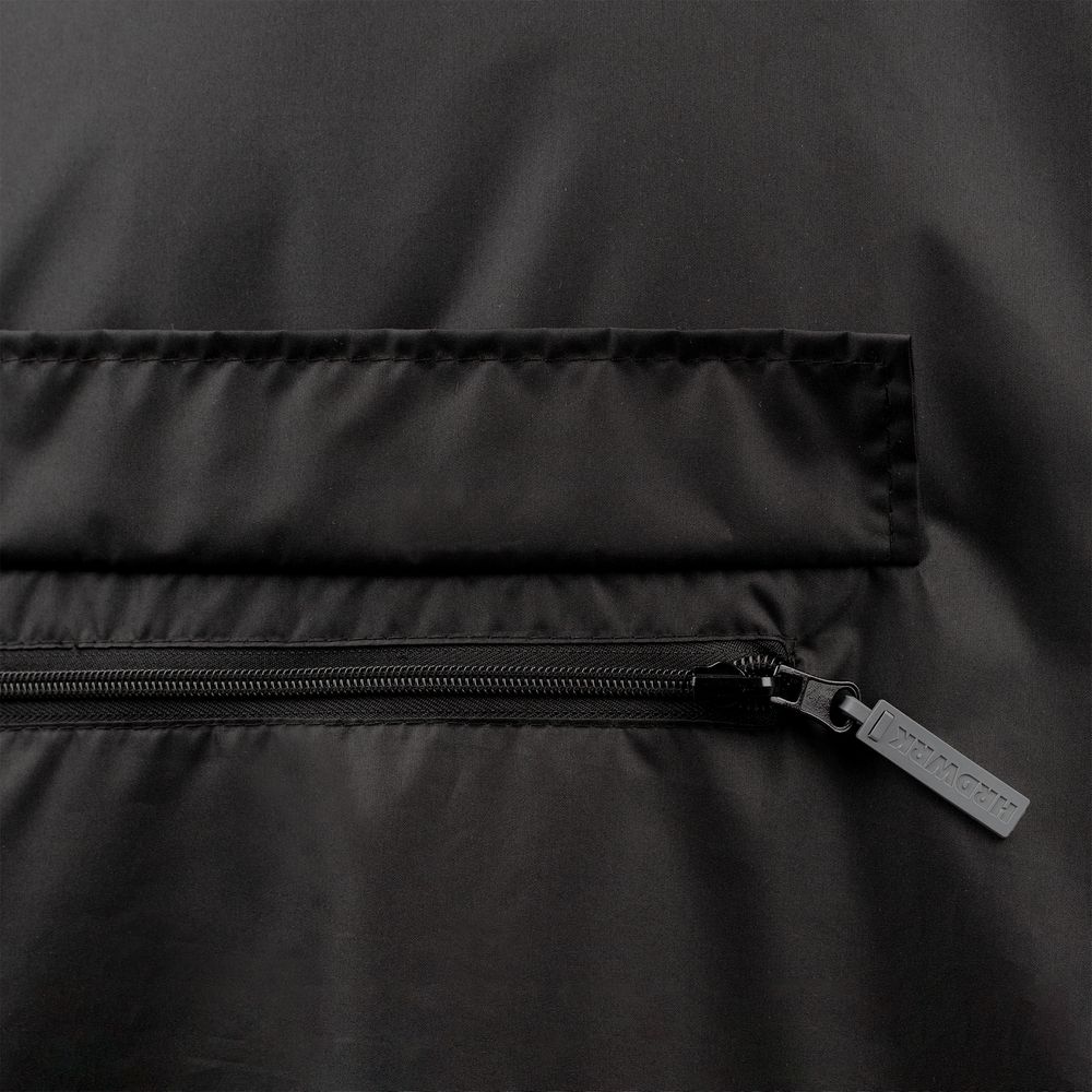 Дождевик-анорак Hard Work, укороченный, черный