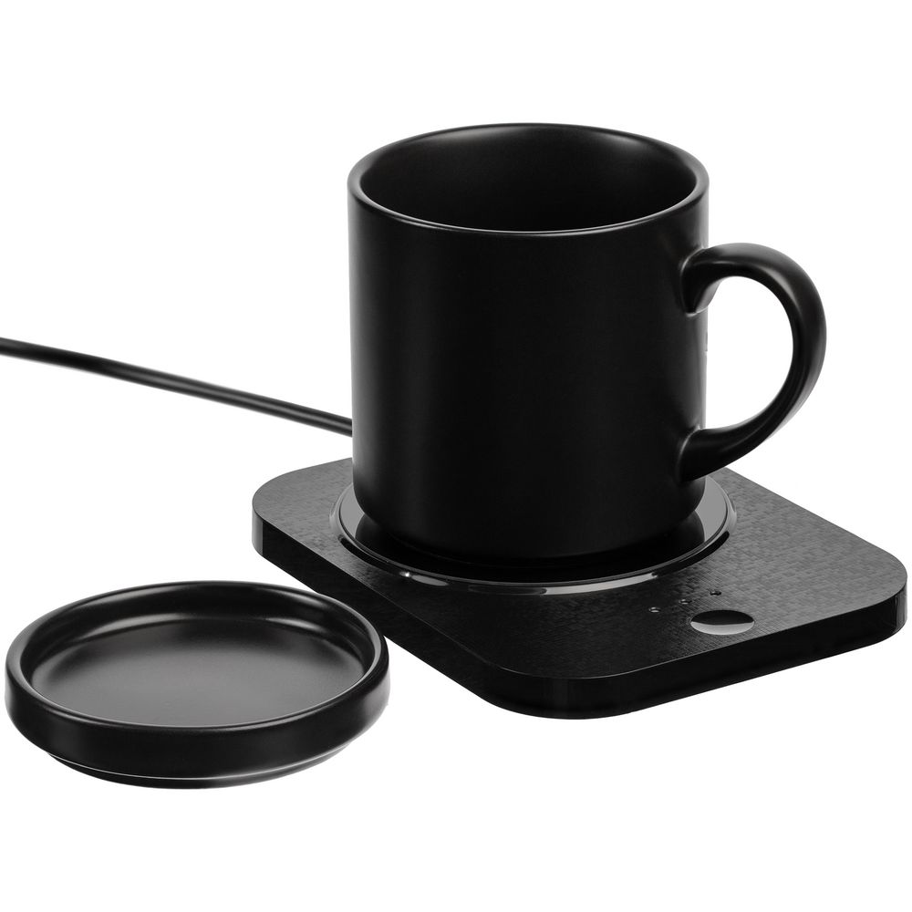 Кружка с подогревом и беспроводной зарядкой dualBase plus