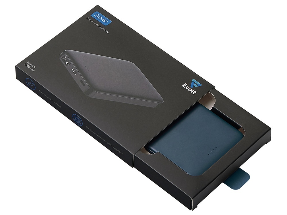 Внешний аккумулятор Simp, 5000 мАч