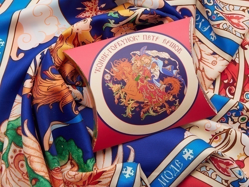 Платок Конёк - Горбунок